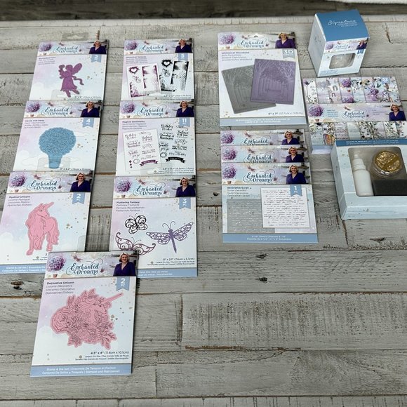 Sara Davies Signature Collection Enchanted Dreams Kit Stamp and Die etc BUNDLE - Picture 1 of 8